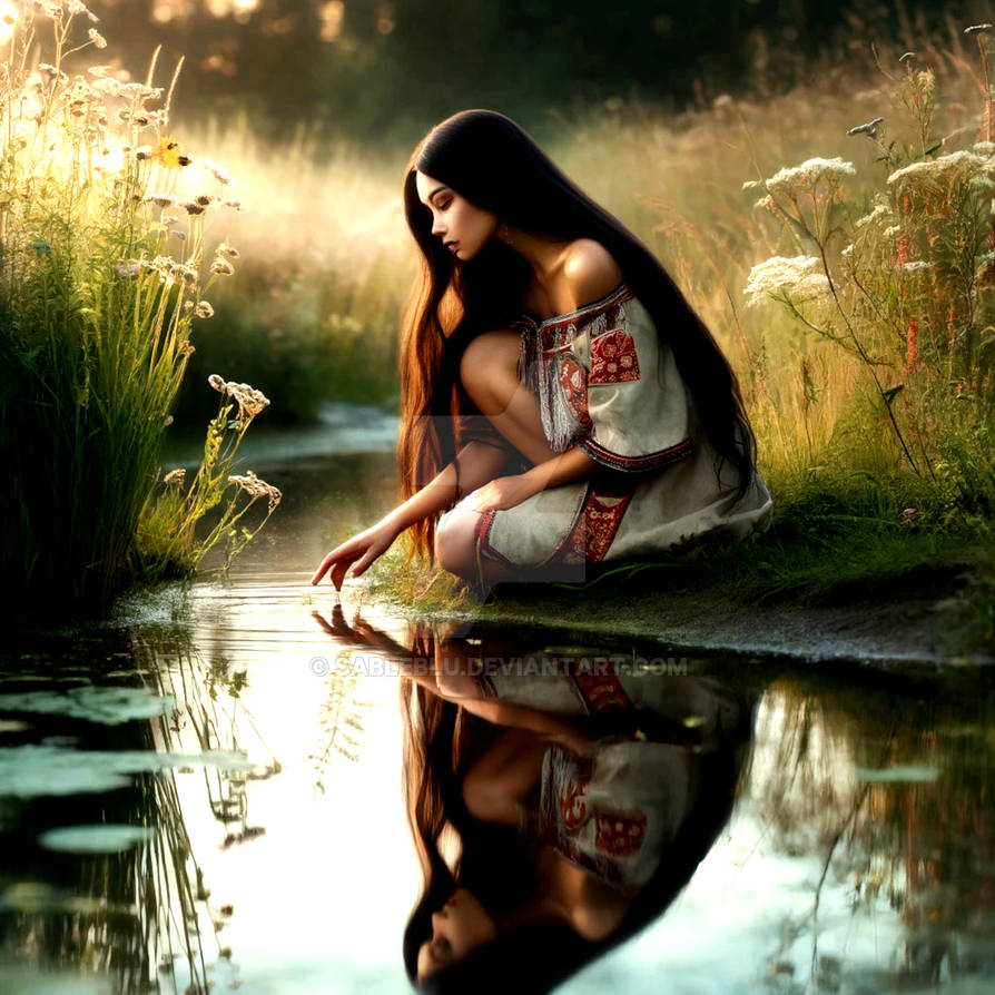 Native Reflections Native American Reflection by sableblu on DeviantArt