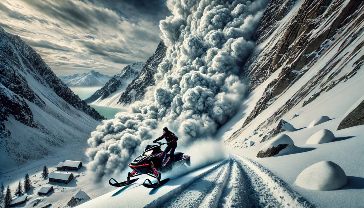 Outrunning Outrunning The Avalanche by sableblu on DeviantArt