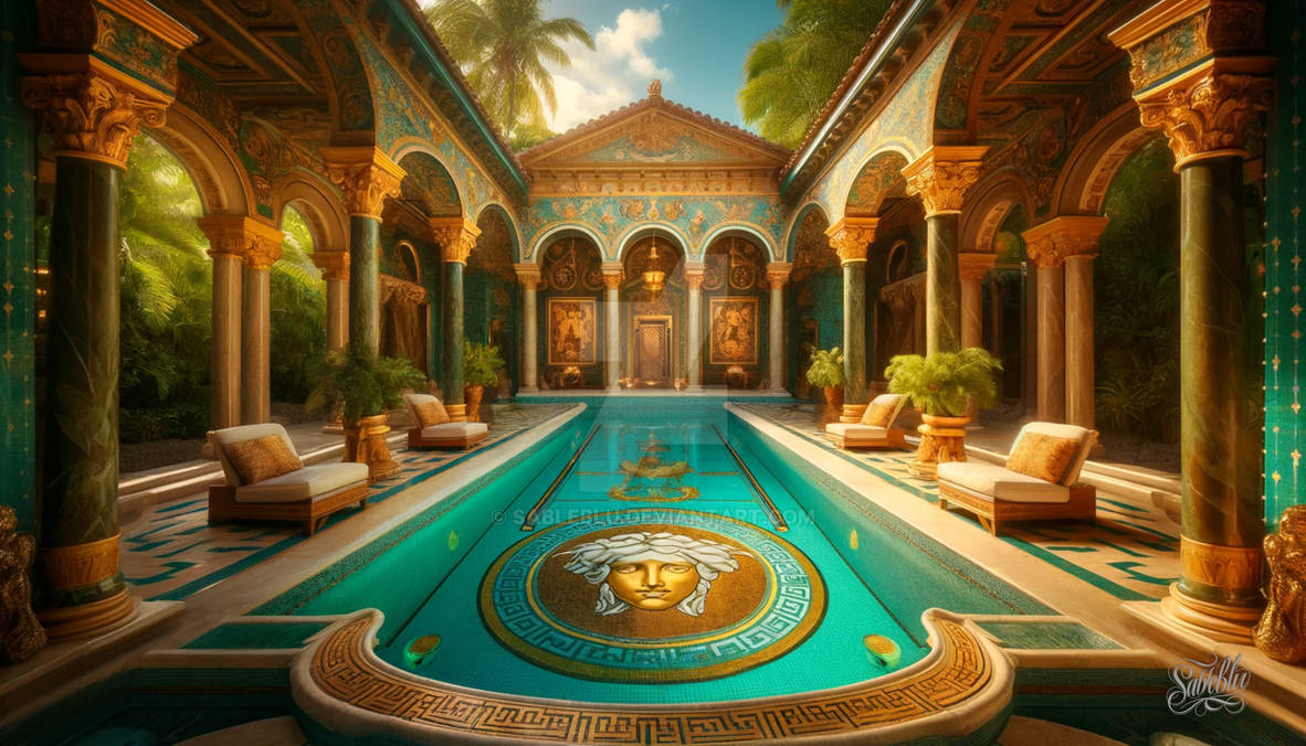 Fantasy Luxury Pool by SableBlu on DeviantArt
