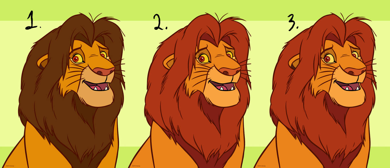 Happy Color Simba Runs Simba Color Study 2 electric boogaloo by Leonine-Skies on DeviantArt