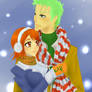 Zoro and Nami frost