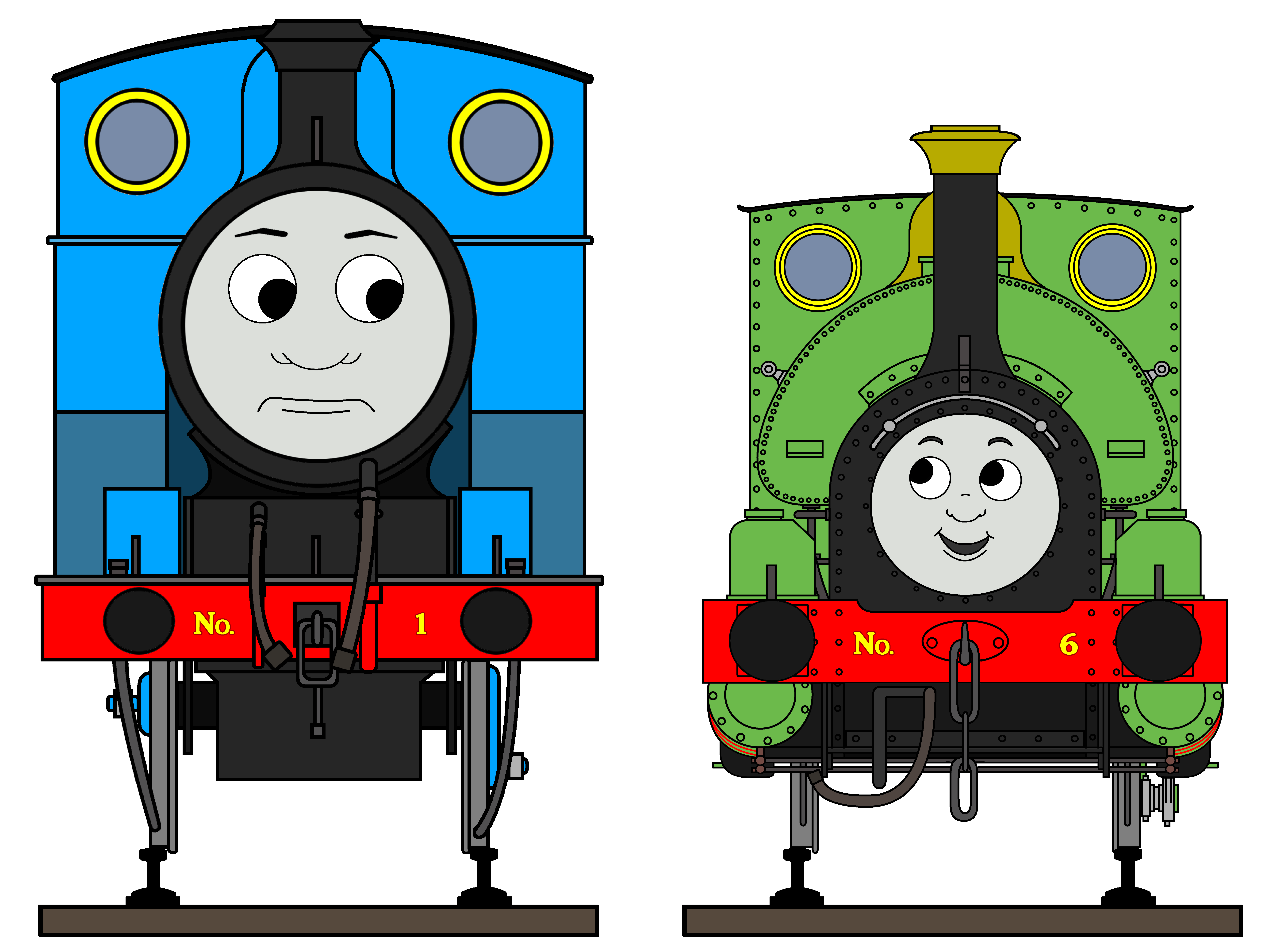 Percy thomas top the train