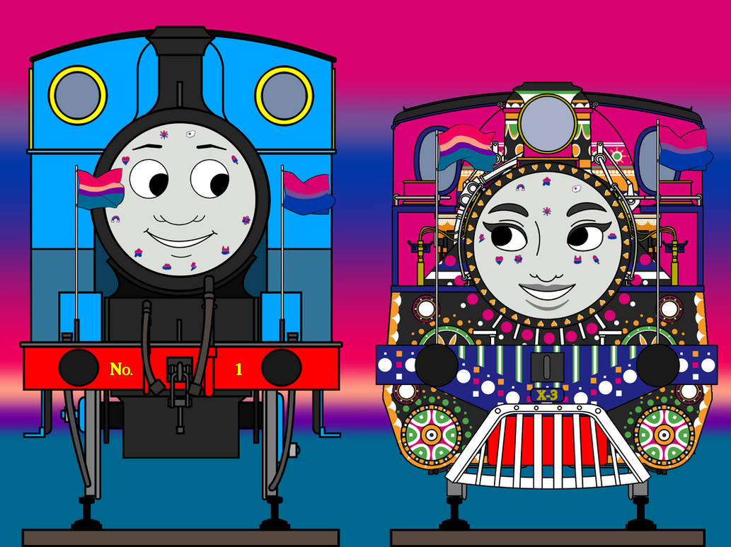 Ashima Engine Deviantart Bi Thomas and Ashima 1 (Pride 2022) by 1995express on DeviantArt