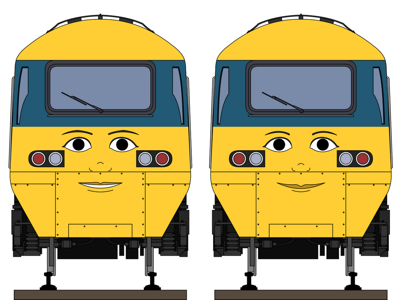 Pip Ema Railway Profiles - Pip and Emma by 1995express on DeviantArt