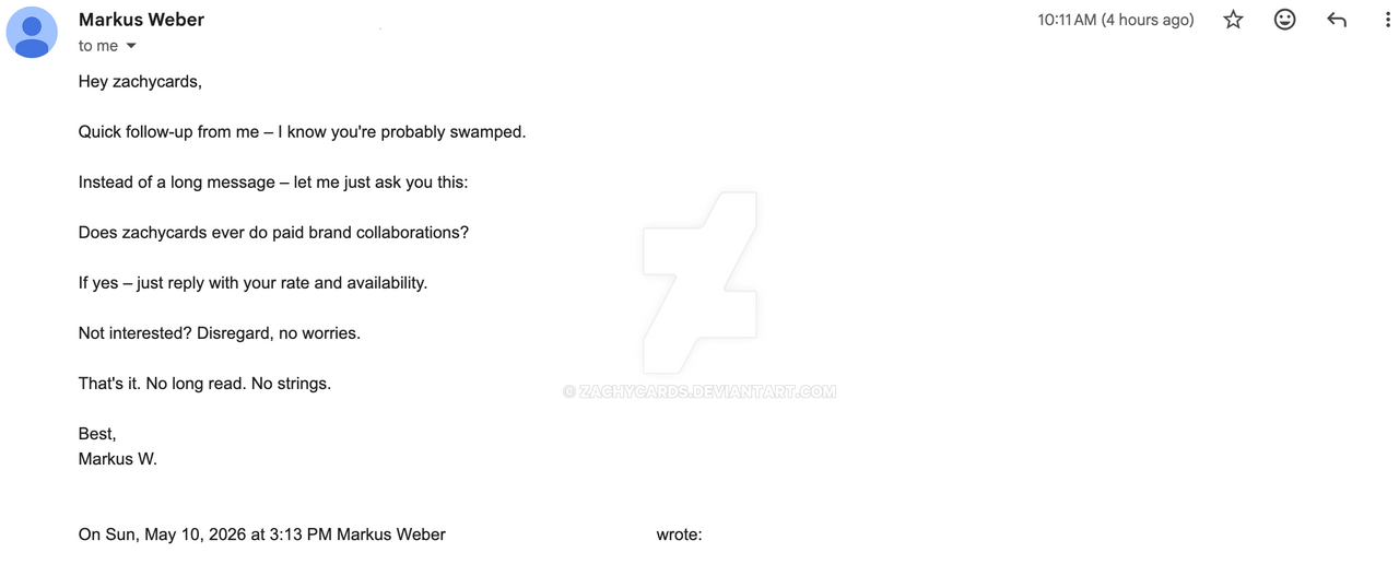 Deviantart Scams Do Not Fall For These Scams! (YT Link Within) by zachycards on DeviantArt