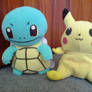 Pikachu and Squirtle