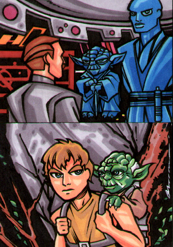 Starwars Sketch cards