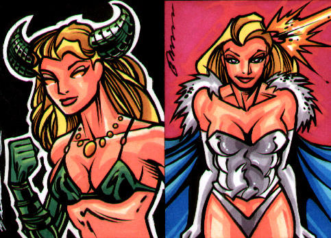Emma Frost and Magik