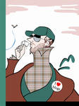 Hipster Eustace Tilley by JohnnyZito