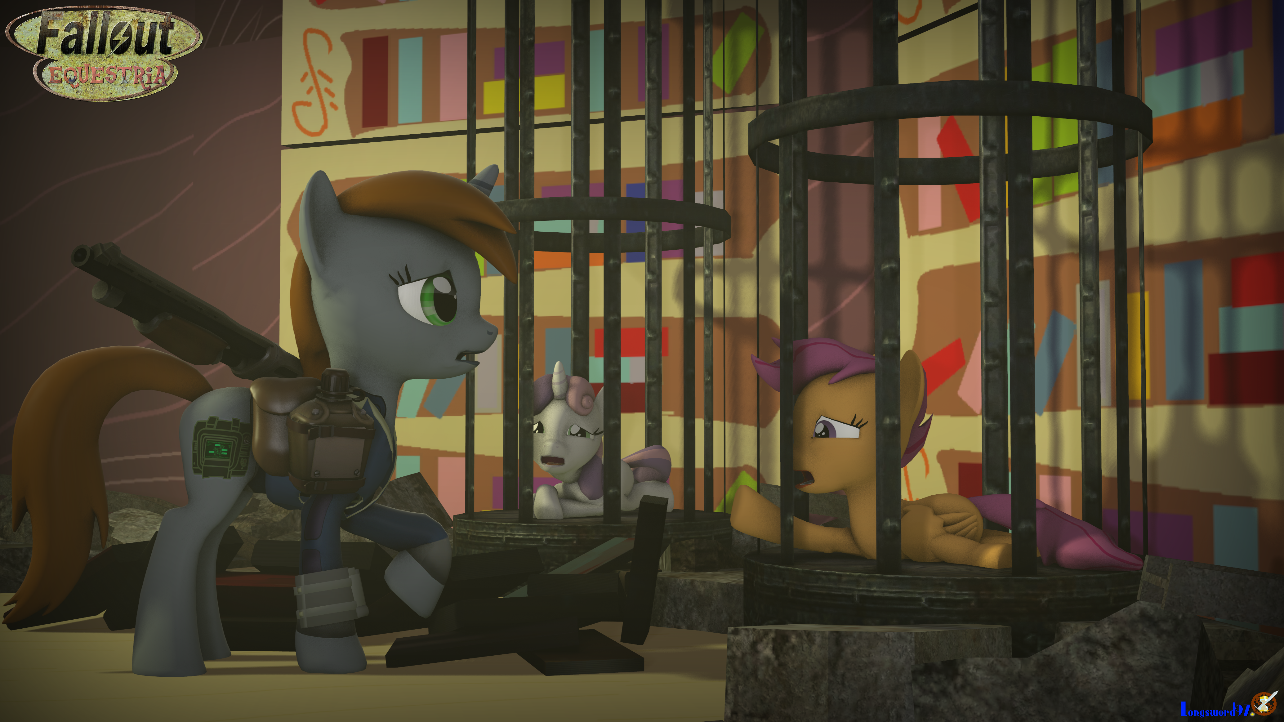 Pip in the Ponyville Library [SFM]