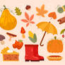 Collection of Autumn Fall Elements