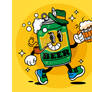 Rubberhose Beer-Can Character