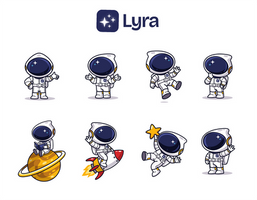 Lyra Character Design + Logo