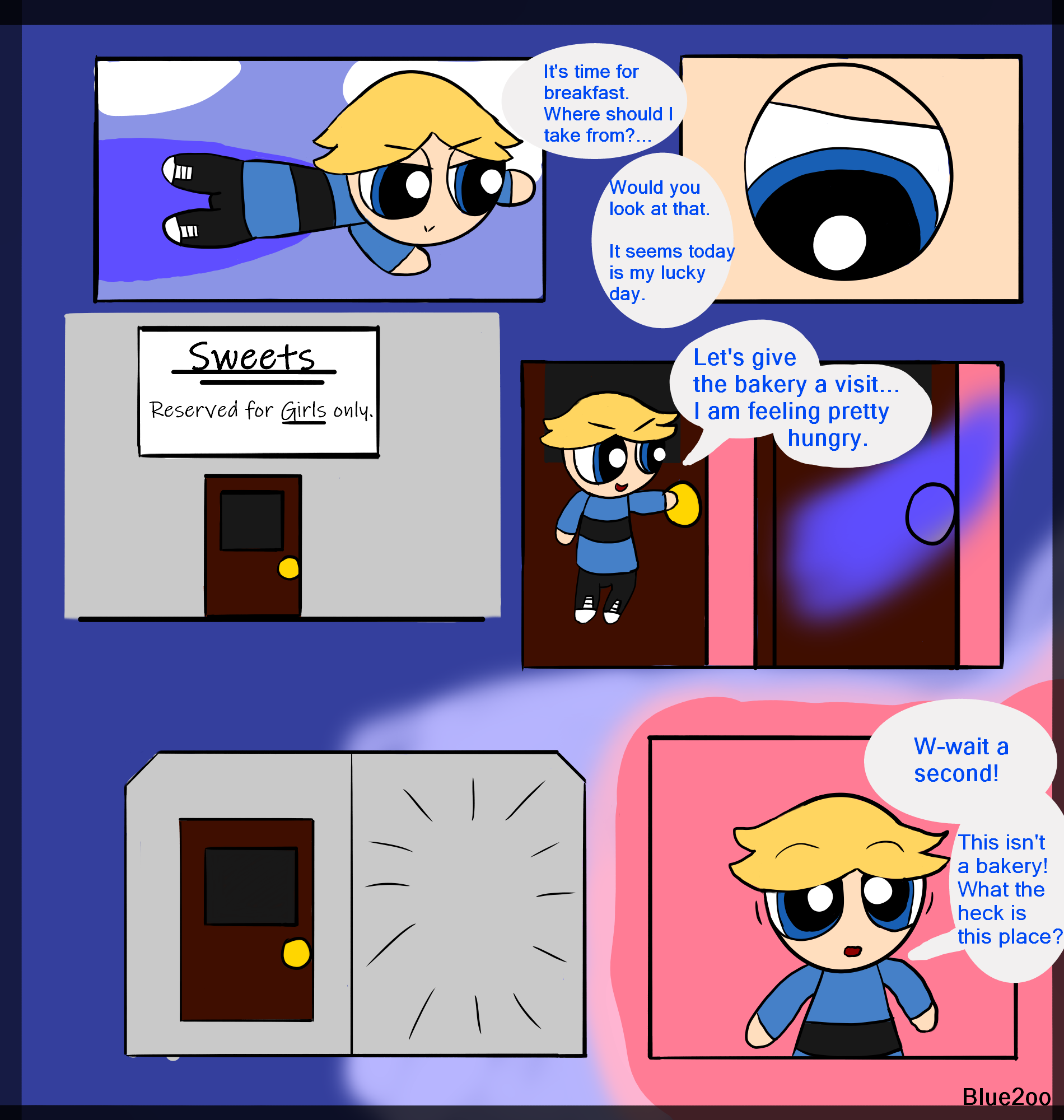 Power Puff Up 1 (Bubbles TgTf (Pg 1 of 3)) by Blue2oo on DeviantArt