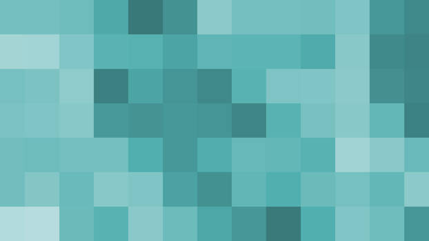 Teal Pixel Blocks