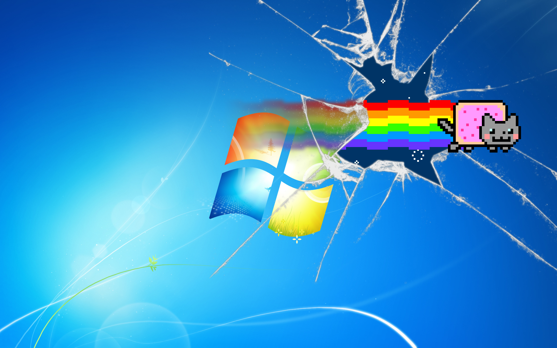 ''Nyan Cat in Harmony'' Wallpaper