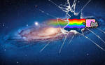 'Nyan Cat Galaxy' Wallpaper by Jayro-Jones