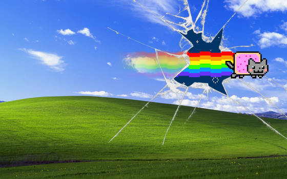 ''Nyan Cat XP'' Wallpaper