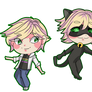 FTU Adrien and Chat Noir gif