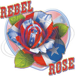 Transfer design 5 Rebel Rose