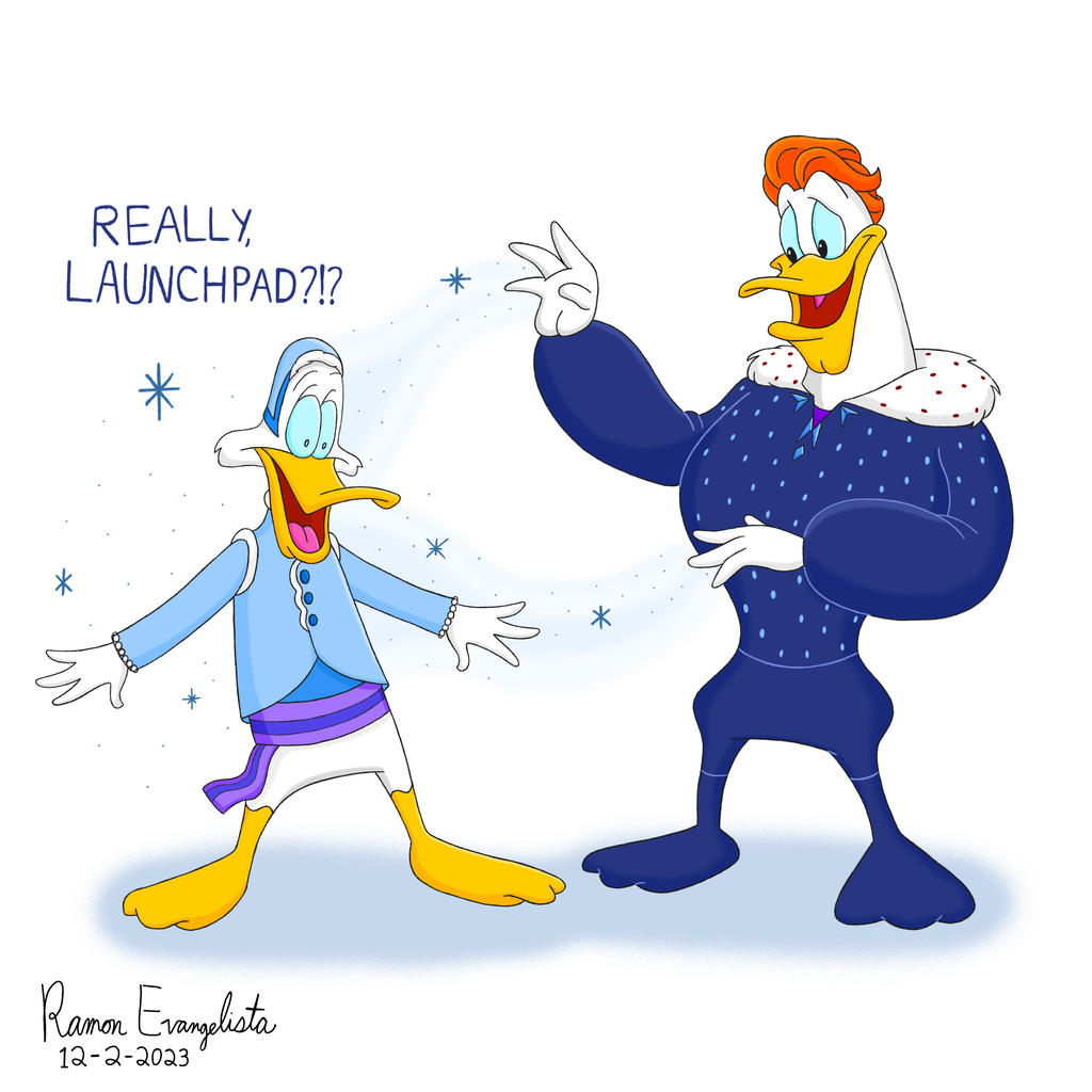 Anna Darkwing and Elsa Launchpad (OFA) by TheMrRamonlle on DeviantArt
