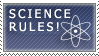 Science Rules Stamp