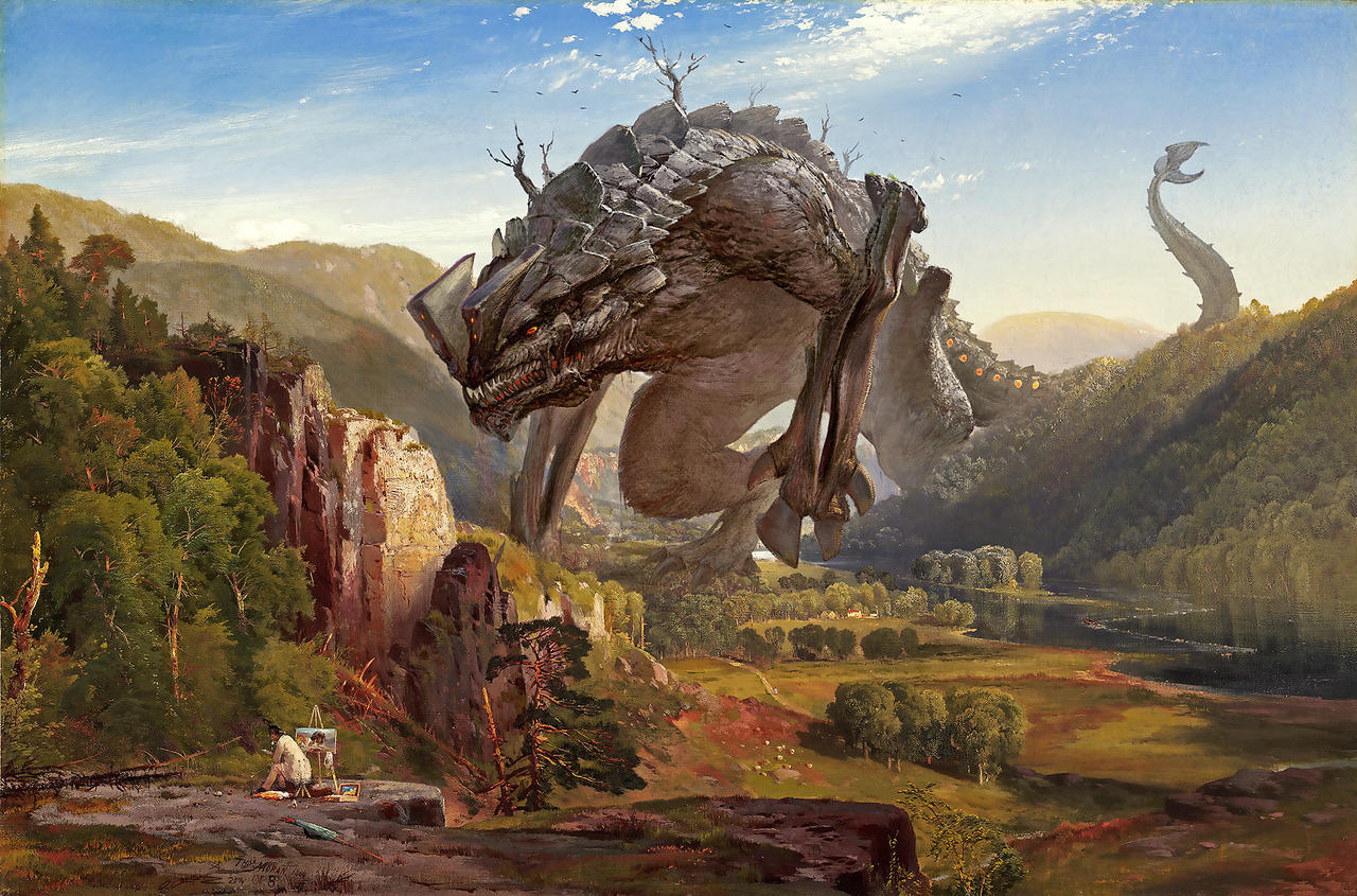 A Kaiju Evening at the Juniata by fantasio