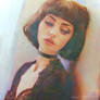 Dreamy Impressionism Portrait Study