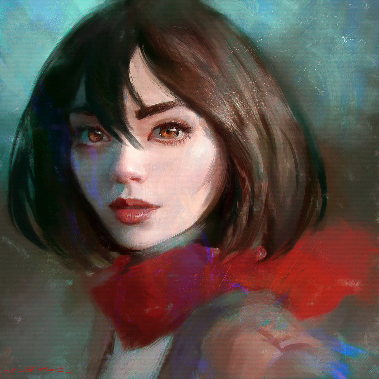 Mikasa - Portrait study by fantasio