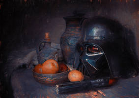 VANITAS - Vader Helmet on Still Life