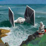Stranded Stormtrooper after Laura Knight