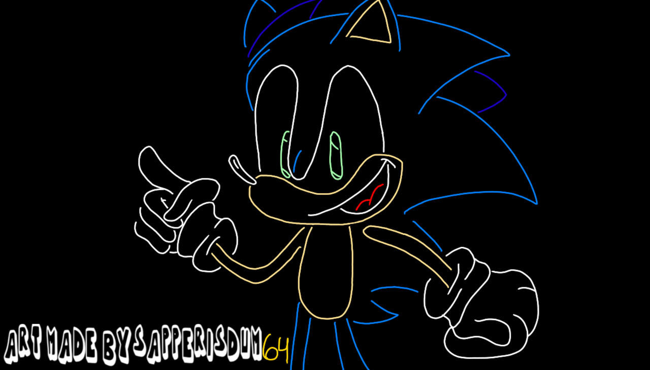 Vector Sonic Line Sonic line art by sapperisdum64 on DeviantArt