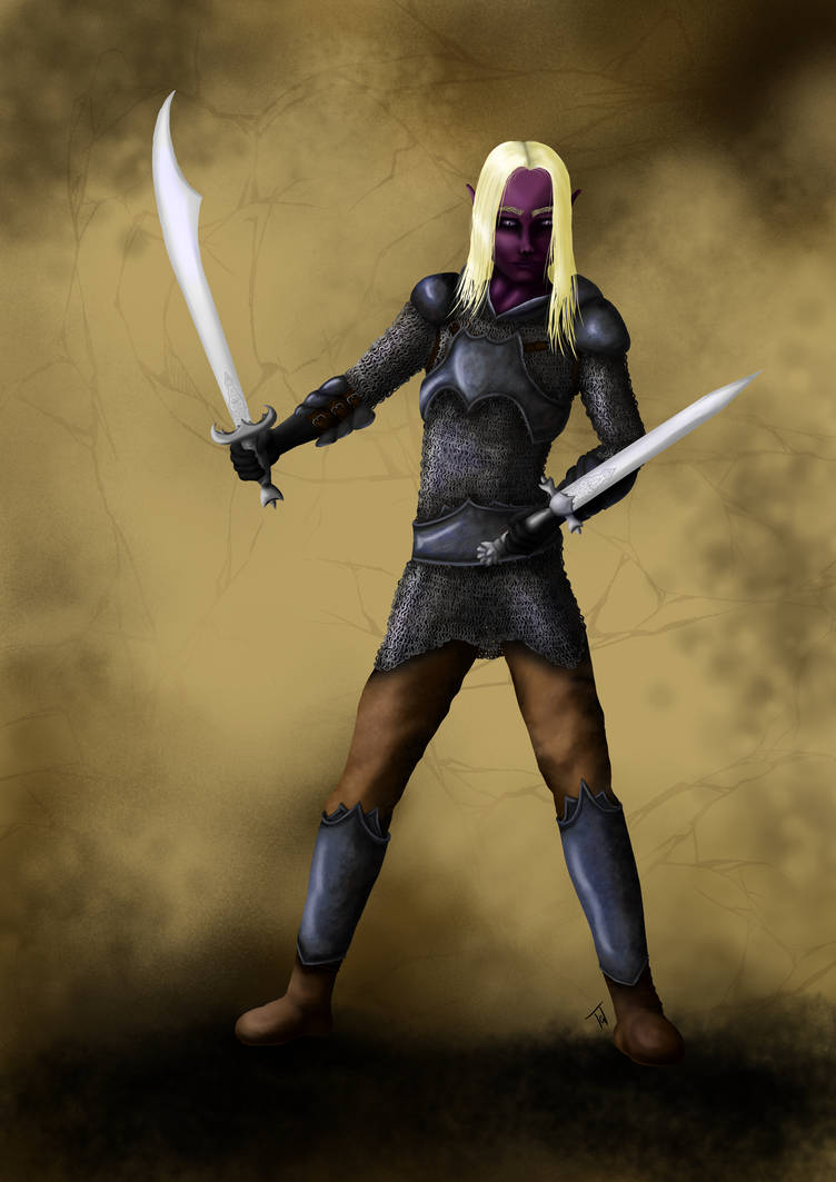 Drow warrior by PiArt98 on DeviantArt
