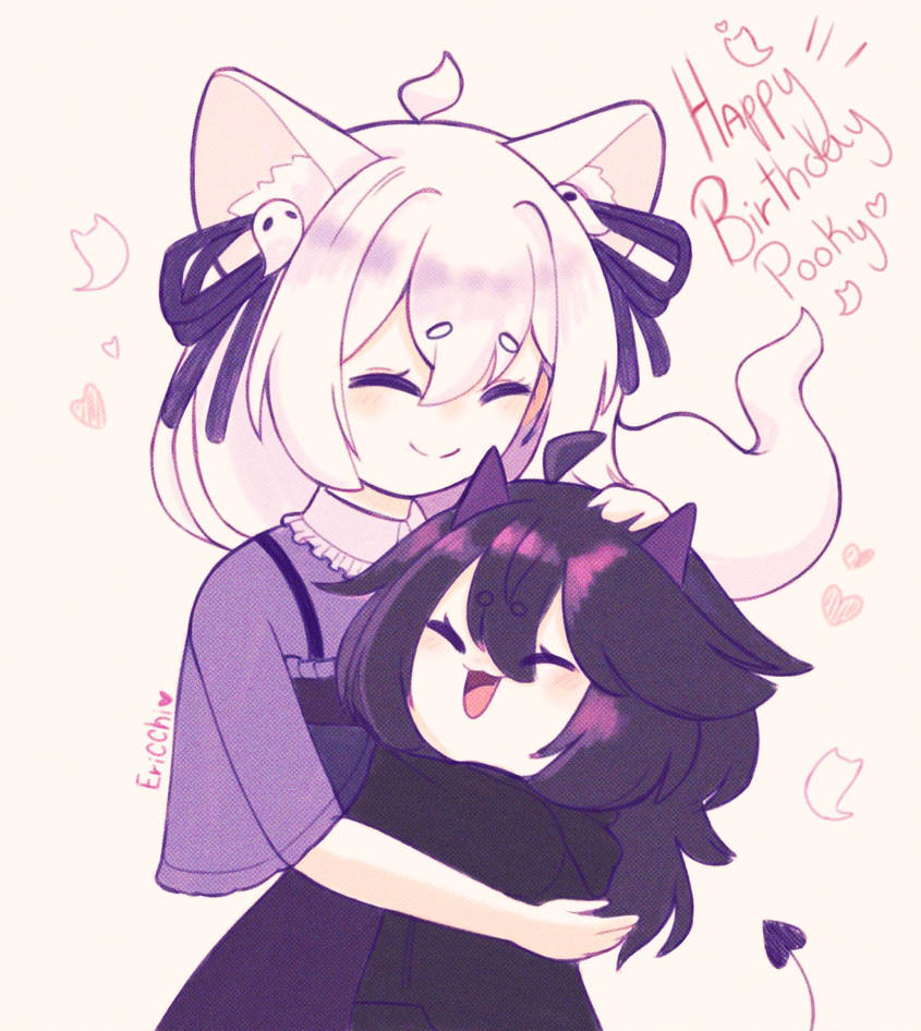 Hug Chi A Cute Hug for PookyBooVT by EricchiDrawings on DeviantArt