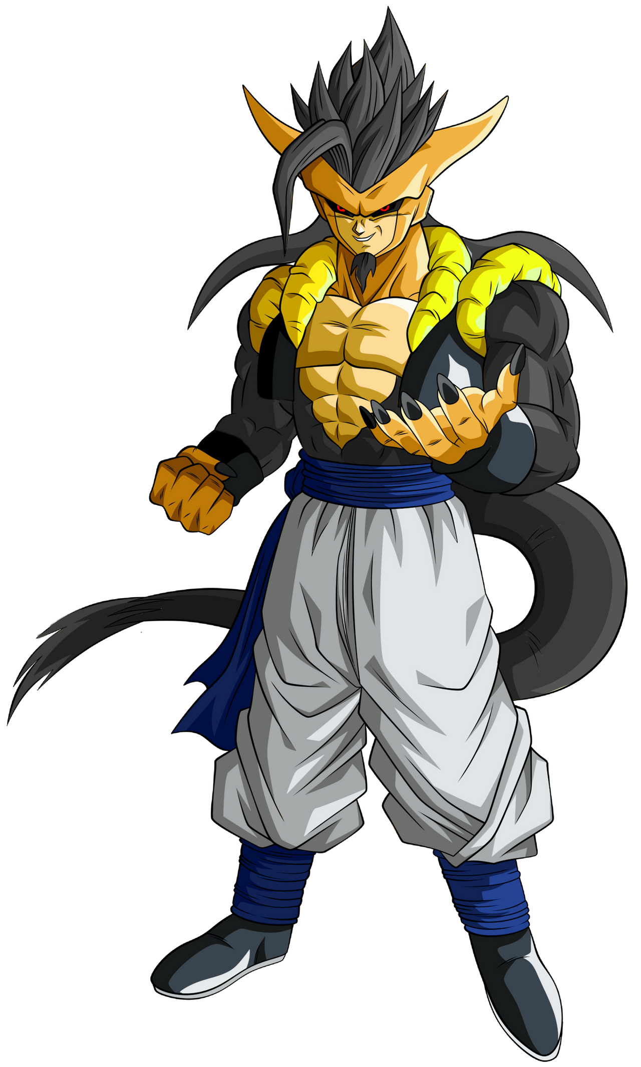 Evil the legend ssj 20.000 infinito by darknessgoku on DeviantArt