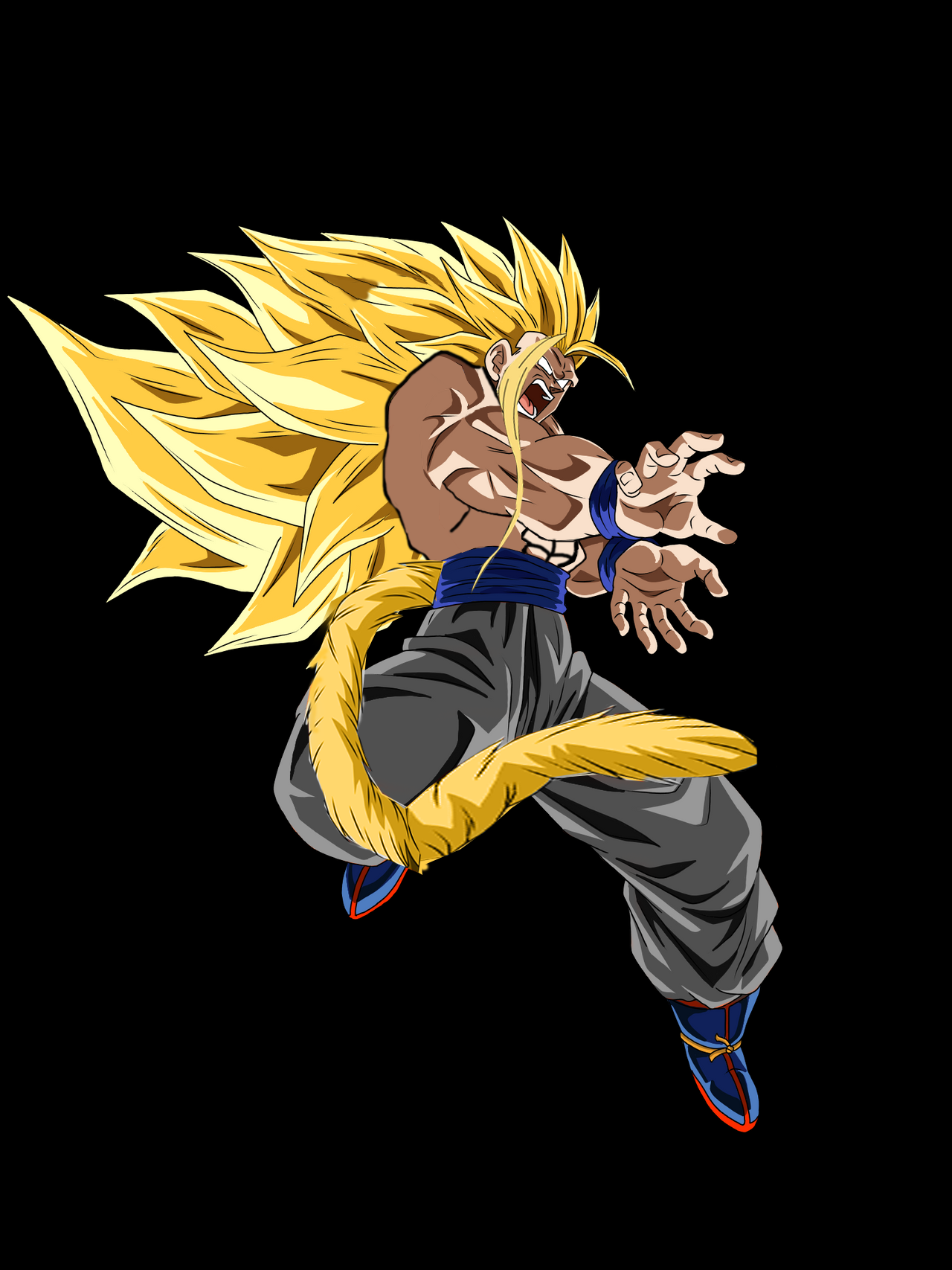 Goku Mastered Super Saiyan 3 by NECRODARKUS on DeviantArt