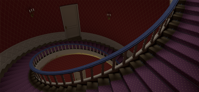 Arendelle Castle Stairs Study