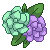 F2U Rose Icon - Mint and Lilac