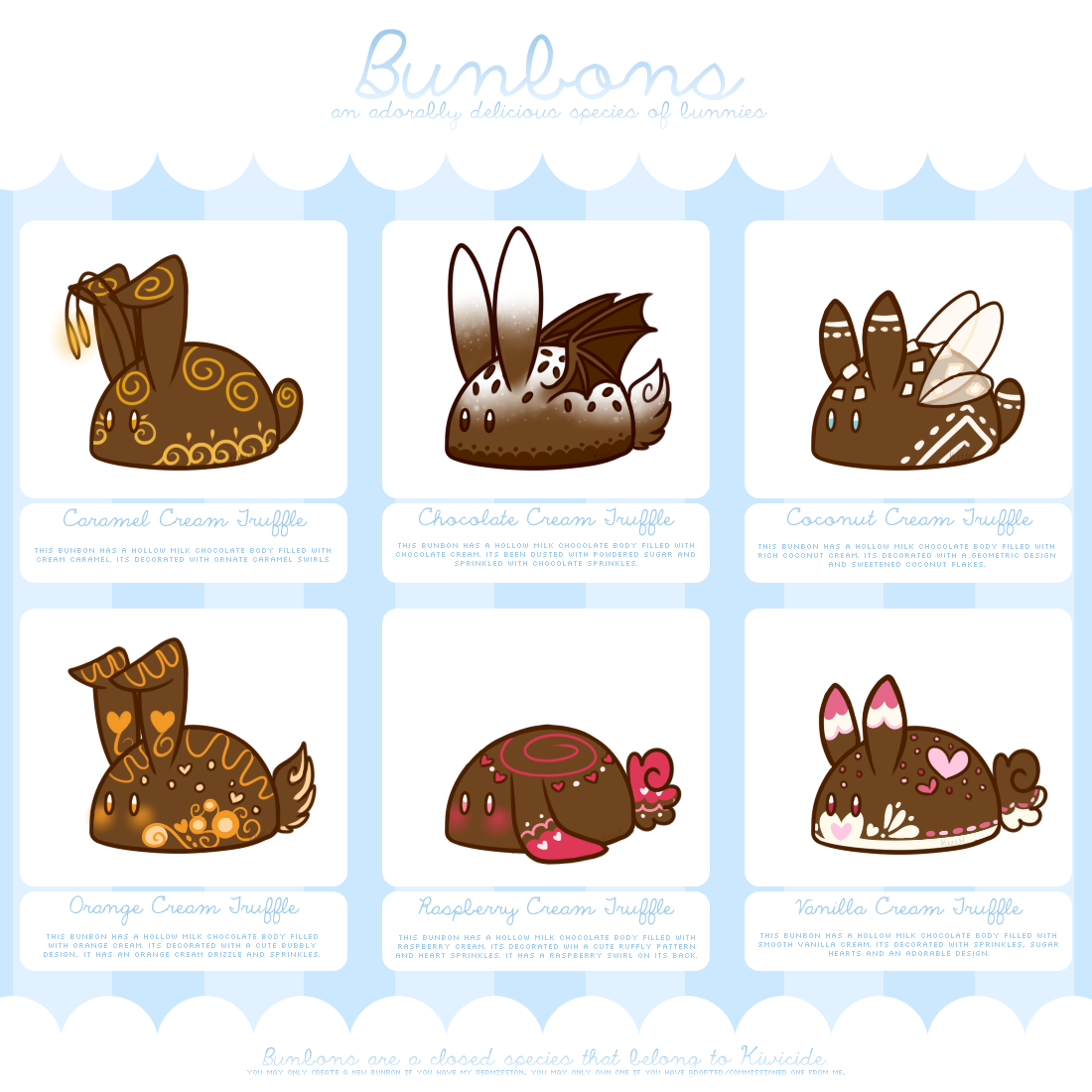 [CLOSED] Bunbon Adoptables - Set 9 *THEMED SET*