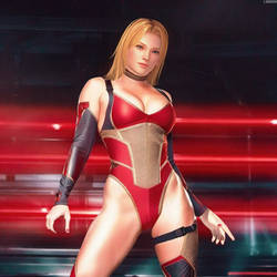 Tina Armstrong - one piece wrestling outfit