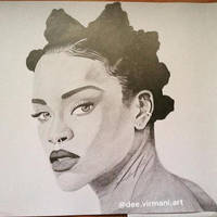 Rihanna Drawing