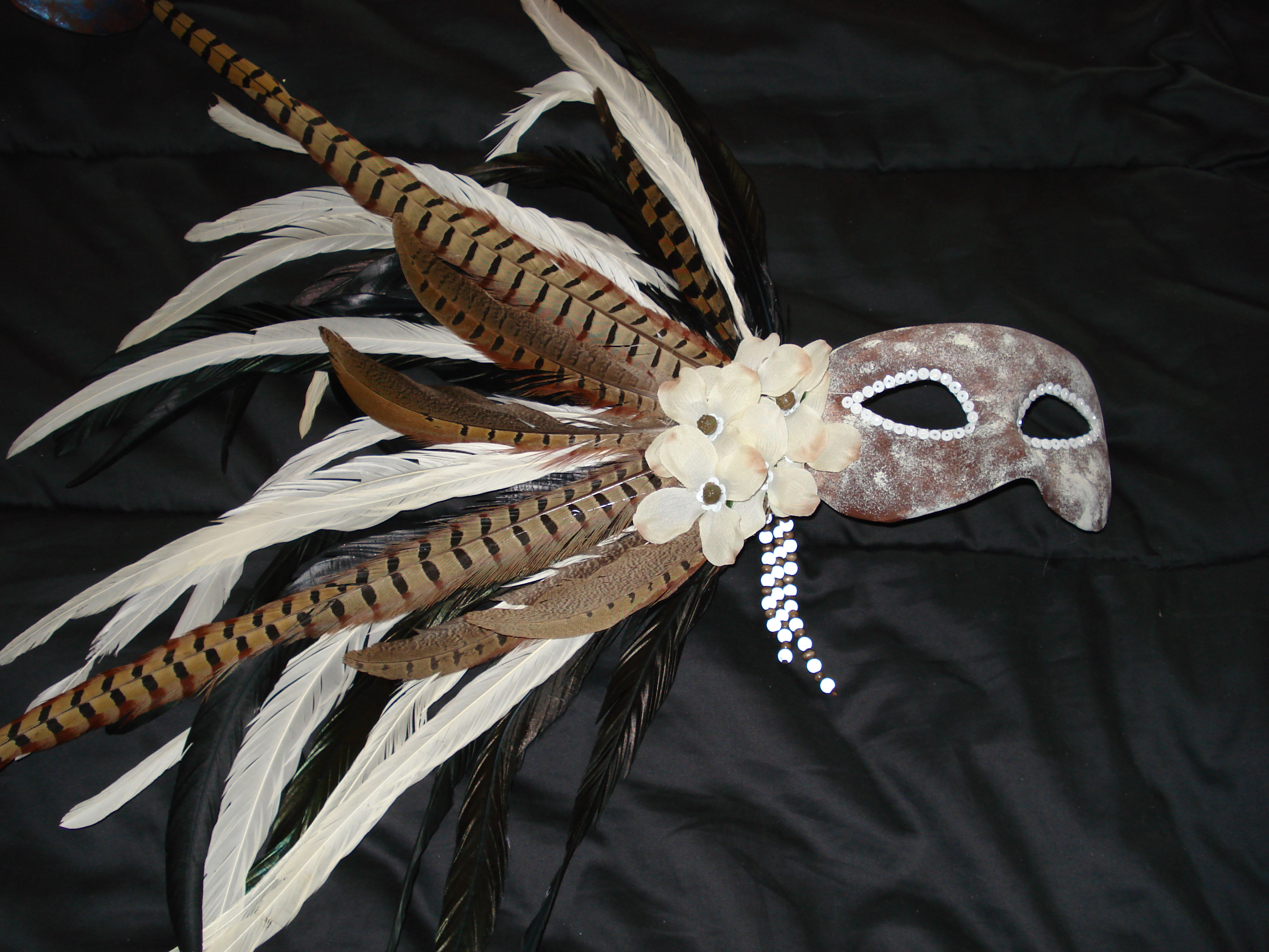 White Pheasant Mask 1