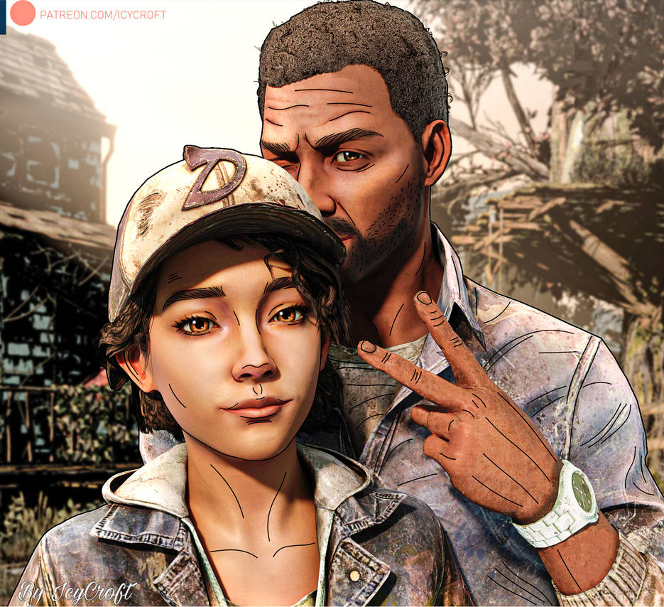 The Walking Dead Game - Clementine and Lee by ICYCROFT on DeviantArt