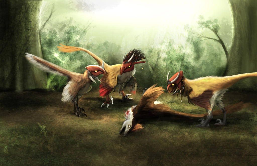Raptor Warriors by kidofsquid on DeviantArt