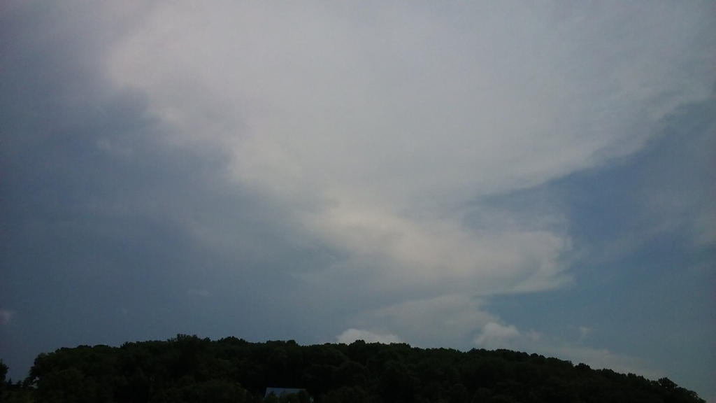 Tops Of Thunderstorm Clouds