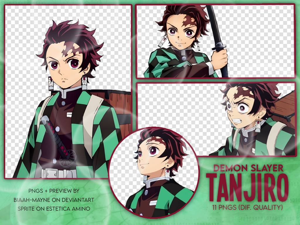 Tanjiro Kamado (Demon Slayer) PNG Pack by Biaah-Mayne on DeviantArt