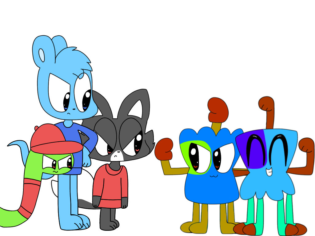 Two Trackbeats and the Slobby Kids by milathefoxcutie13647 on DeviantArt