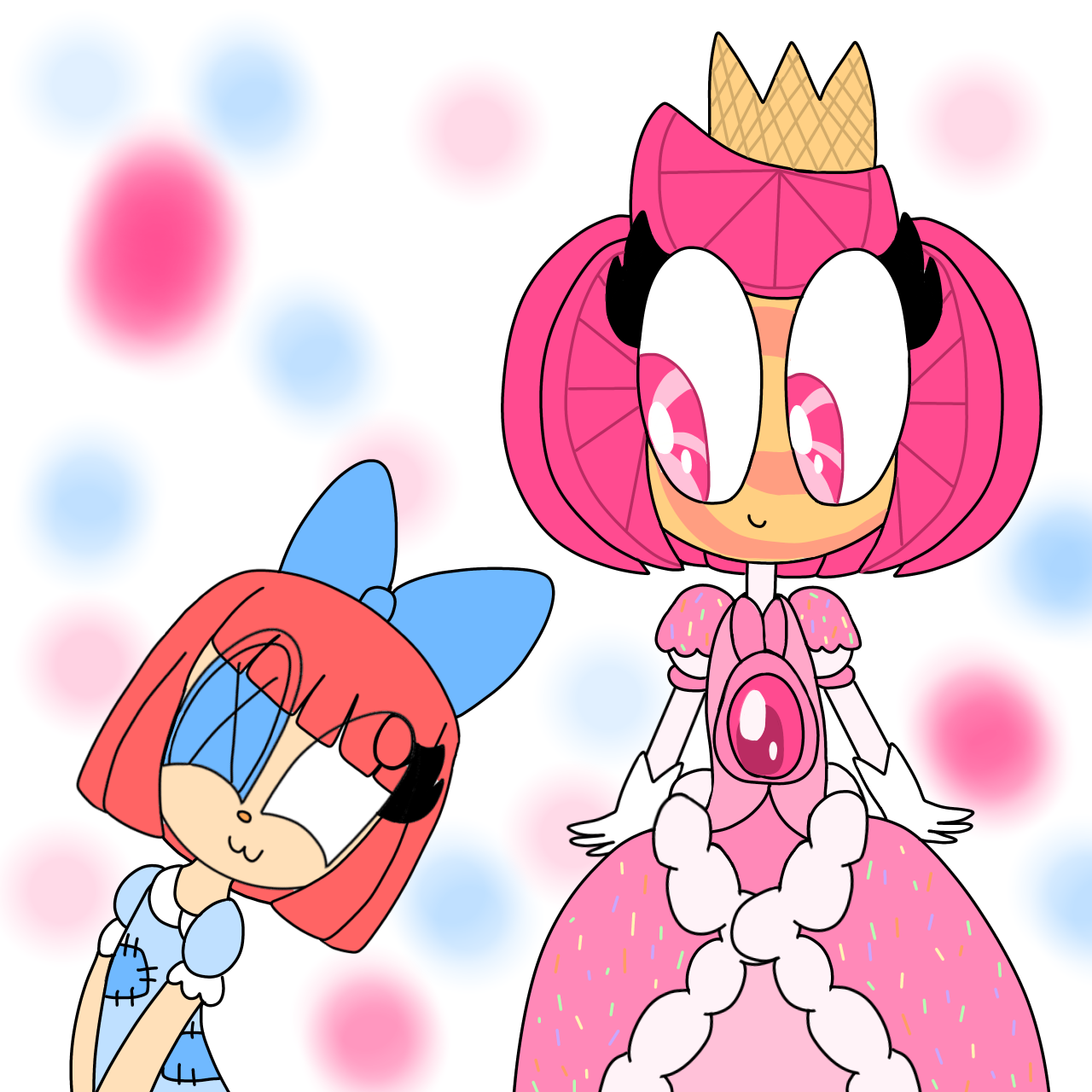 Ragatha and Princess Loolilalu by milathefoxcutie13647 on DeviantArt