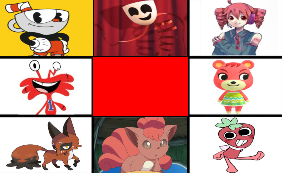 Mixed Reds Characters My Favorite Red Characters by milathefoxcutie13647 on DeviantArt