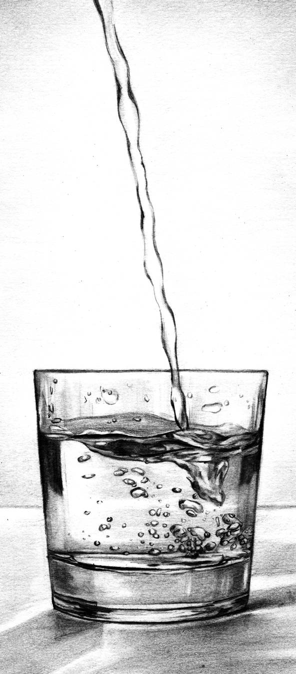Стакан воды карандашом. Зарисовки воды. Вода карандашом. Рисунки карандашом Вожа. Вода рисунок.